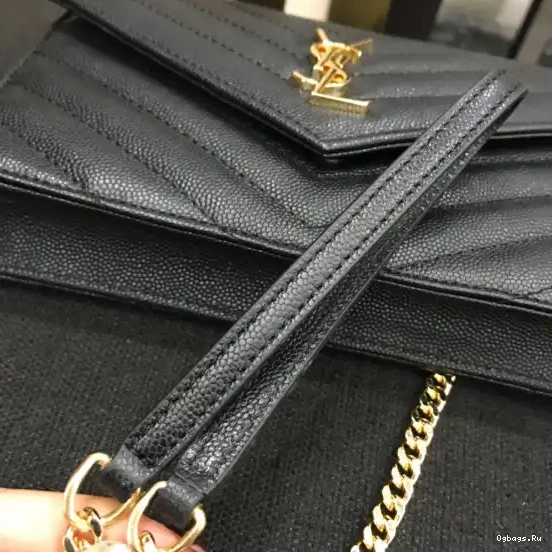 YSL CASSANDRE MATELASSÉ CHAIN WALLET 0503